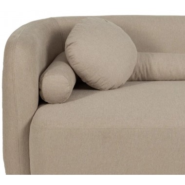 3 seater sofa modern beige fabric 223cm IXIA IXIA - 6