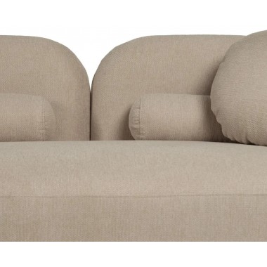 3 seater sofa modern beige fabric 223cm IXIA IXIA - 9