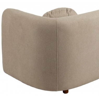 3 seater sofa modern beige fabric 223cm IXIA IXIA - 12