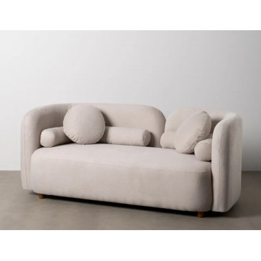 2 seater sofa modern beige fabric 176cm IXIA IXIA - 2