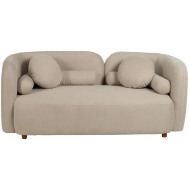 2 seater sofa modern beige fabric 176cm IXIA IXIA - 3