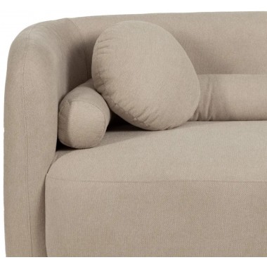 2 seater sofa modern beige fabric 176cm IXIA IXIA - 6