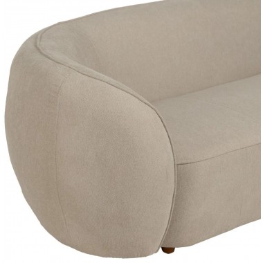 3 seater sofa asymmetric beige fabric 229cm IXIA IXIA - 4