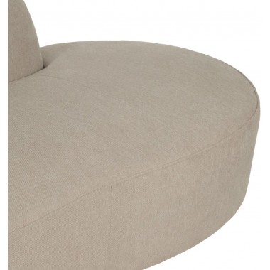 3 seater sofa asymmetric beige fabric 229cm IXIA IXIA - 7