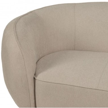 3 seater sofa asymmetric beige fabric 229cm IXIA IXIA - 9