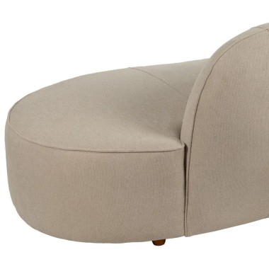 3 seater sofa asymmetric beige fabric 229cm IXIA IXIA - 10