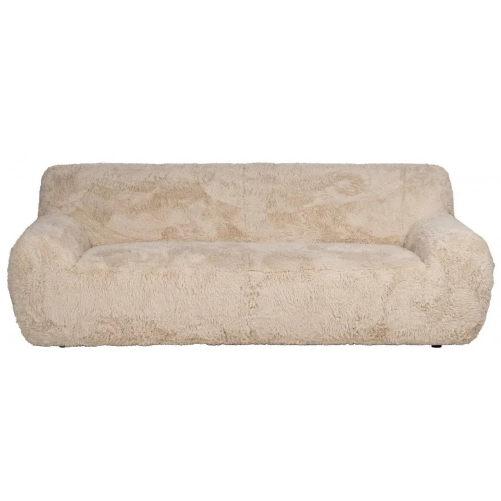 3 sitzsofa kunstfell beige 240cm IXIA IXIA - 3