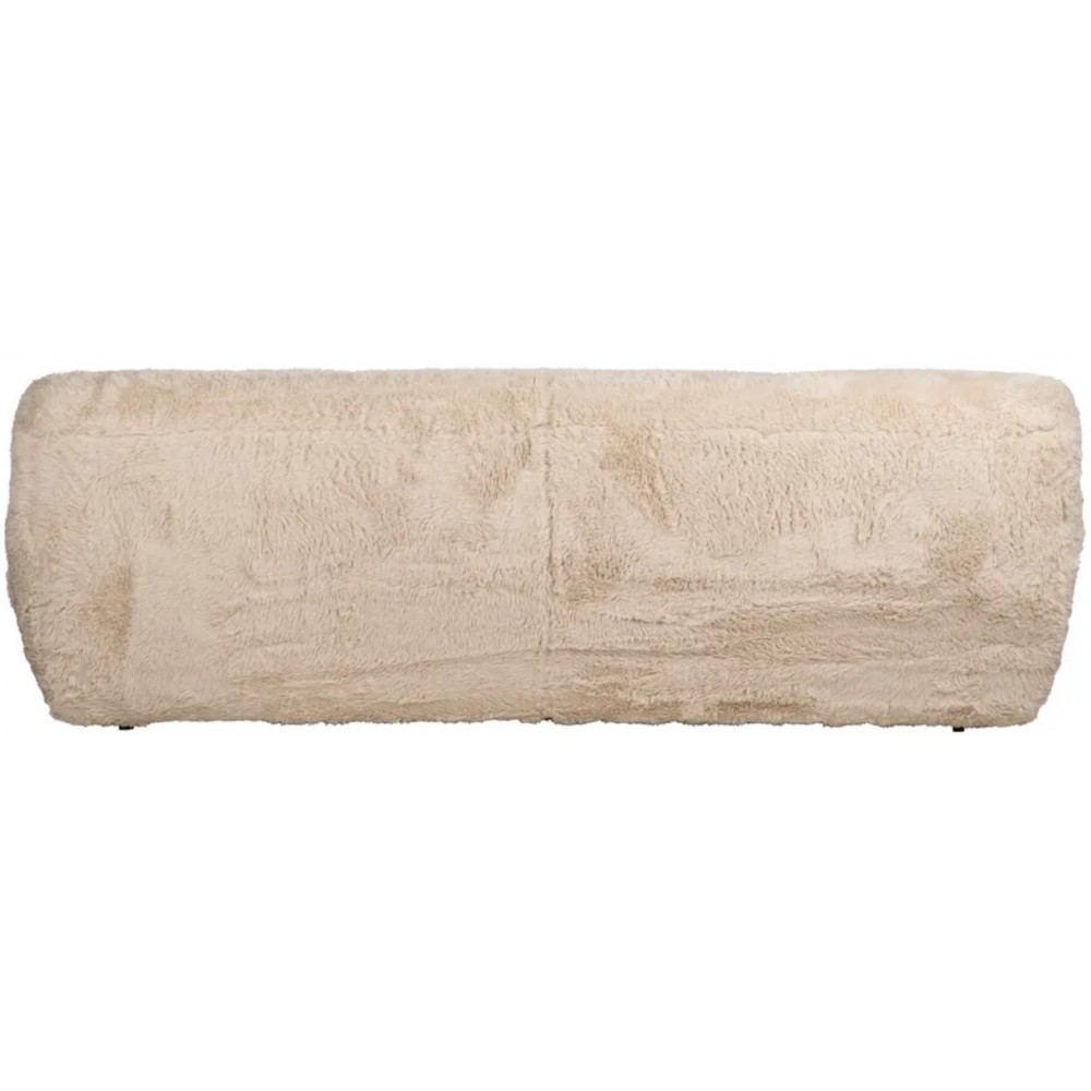 3 sitzsofa kunstfell beige 240cm IXIA IXIA - 13