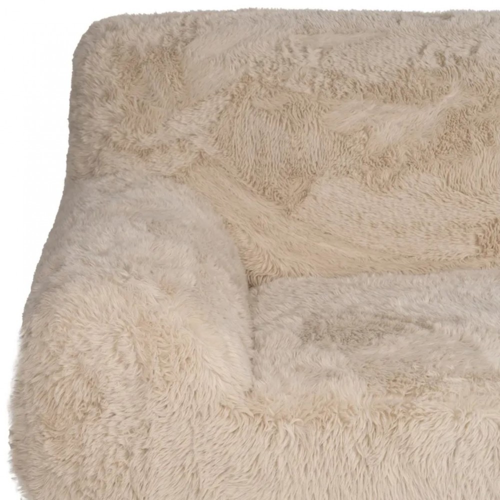 3 sitzsofa kunstfell beige 240cm IXIA IXIA - 6