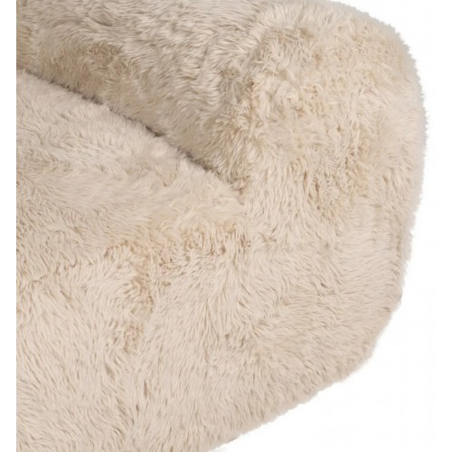 3 sitzsofa kunstfell beige 240cm IXIA IXIA - 9