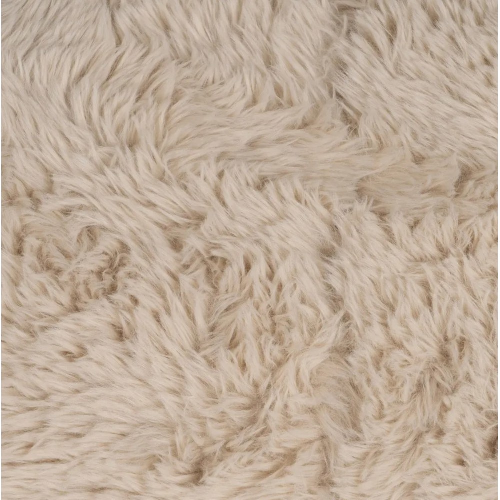 3 sitzsofa kunstfell beige 240cm IXIA IXIA - 4
