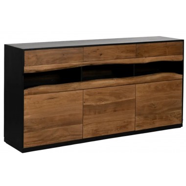 Acacia Wood and Metal LED Sideboard 180cm IXIA IXIA - 4