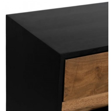 Acacia Wood and Metal LED Sideboard 180cm IXIA IXIA - 5