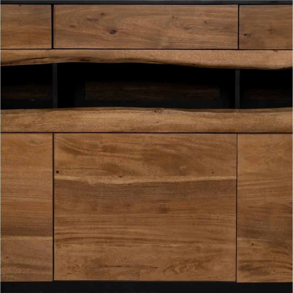 Acacia Holz und Metall LED Sideboard 180cm IXIA IXIA - 6