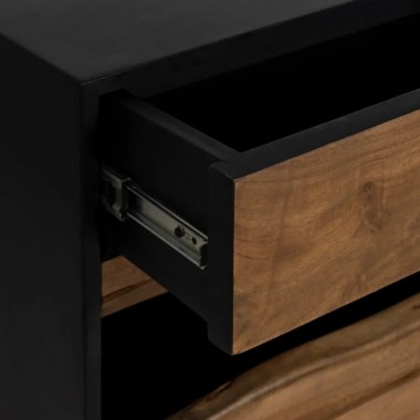 Acacia legno e metallo LED Credenza 180cm IXIA IXIA - 7