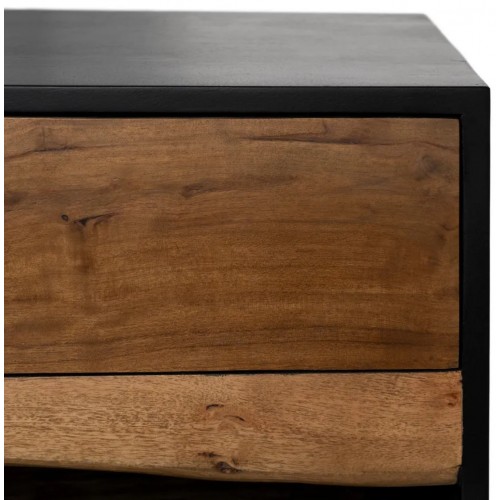 Acacia Holz und Metall LED Sideboard 180cm IXIA IXIA - 11