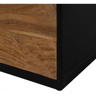 Acacia Wood and Metal LED Sideboard 180cm IXIA IXIA - 12