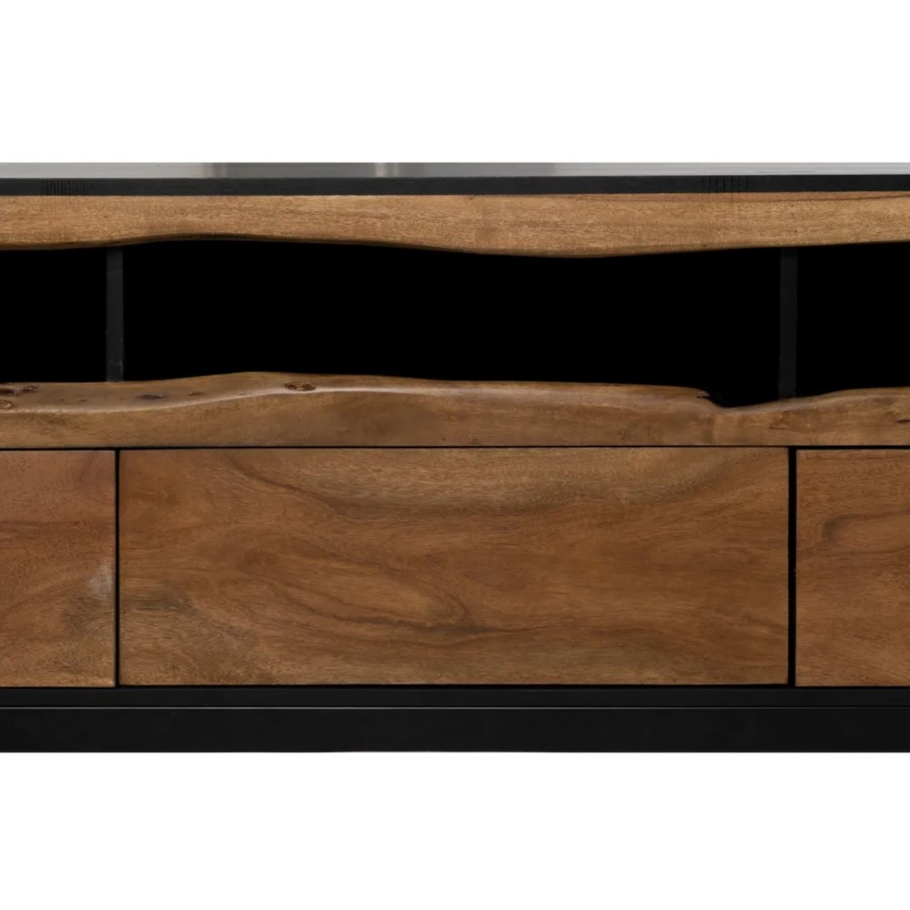 Acacia Holz und Metall LED TV Schrank 180cm IXIA IXIA - 7