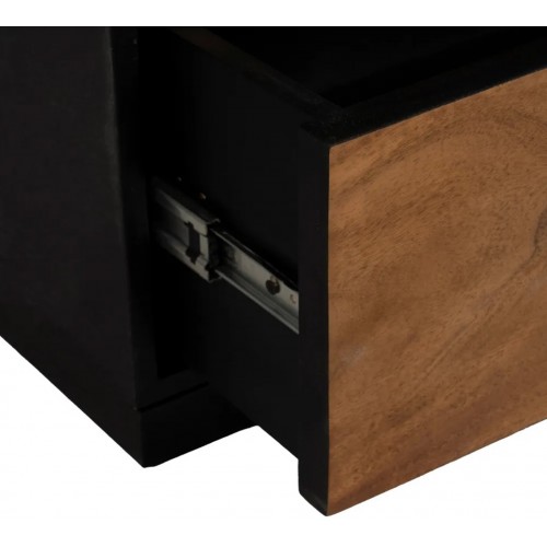 Acacia Holz und Metall LED TV Schrank 180cm IXIA IXIA - 8