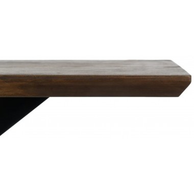 Consola mango pie de madera hierro negro 130cm IXIA IXIA - 3