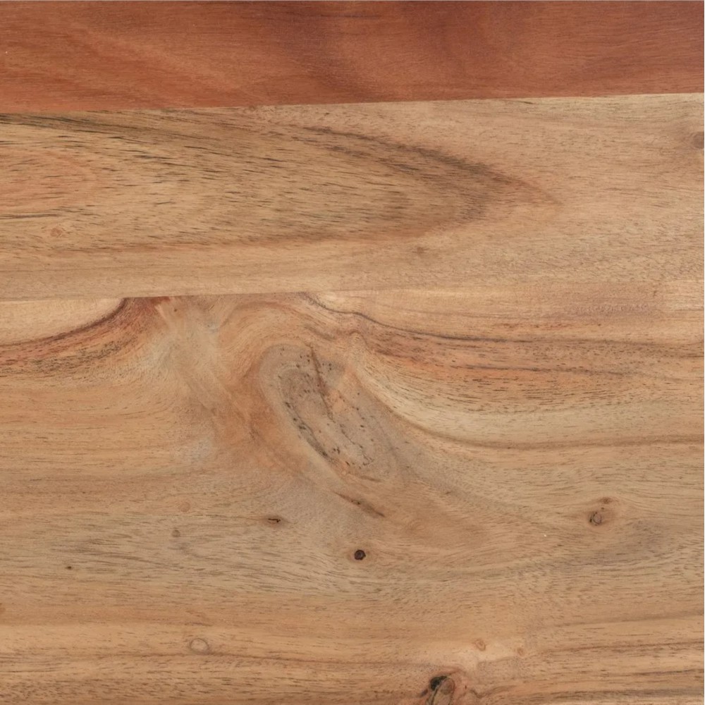 Table basse bois de manguier et fer 85x85cm IXIA IXIA - 10