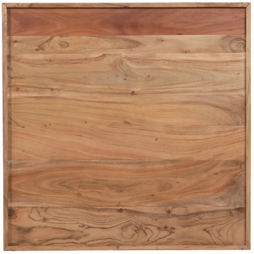 Table basse bois de manguier et fer 85x85cm IXIA IXIA - 8