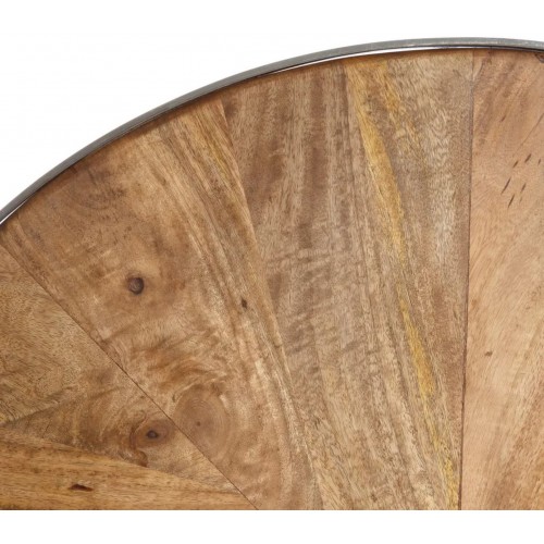 Ronde tafels van hout en staal 100 cm IXIA IXIA - 7