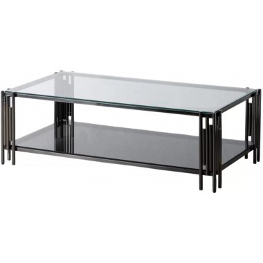 Schwarzer Kaffeetisch 134cm DENZZO - 1