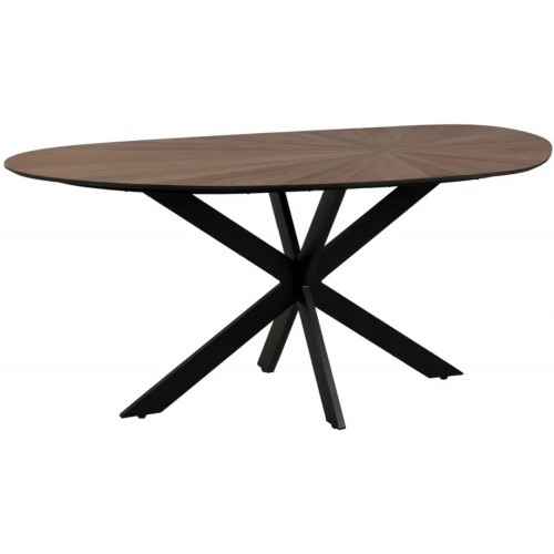 Table Design Asymétrique Bois et Métal 178cm IXIA IXIA - 1