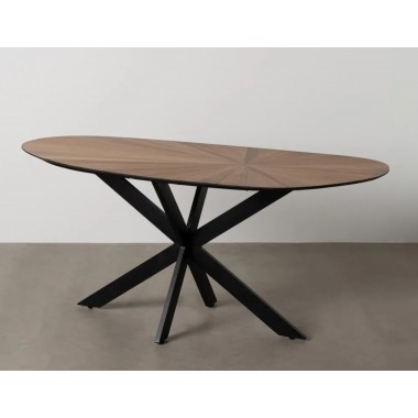 Table Asymmetric Design Wood and Metal 178cm IXIA IXIA - 2