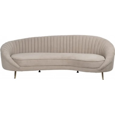 Sofa 3 Plätze Taupe Stoff Golden Fee 247cm IXIA IXIA - 3