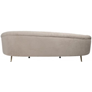 Sofa 3 Plätze Taupe Stoff Golden Fee 247cm IXIA IXIA - 12