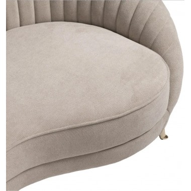 Sofa 3 Plätze Taupe Stoff Golden Fee 247cm IXIA IXIA - 9