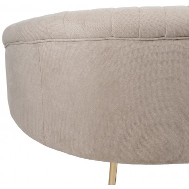 Sofa 3 Plätze Taupe Stoff Golden Fee 247cm IXIA IXIA - 11