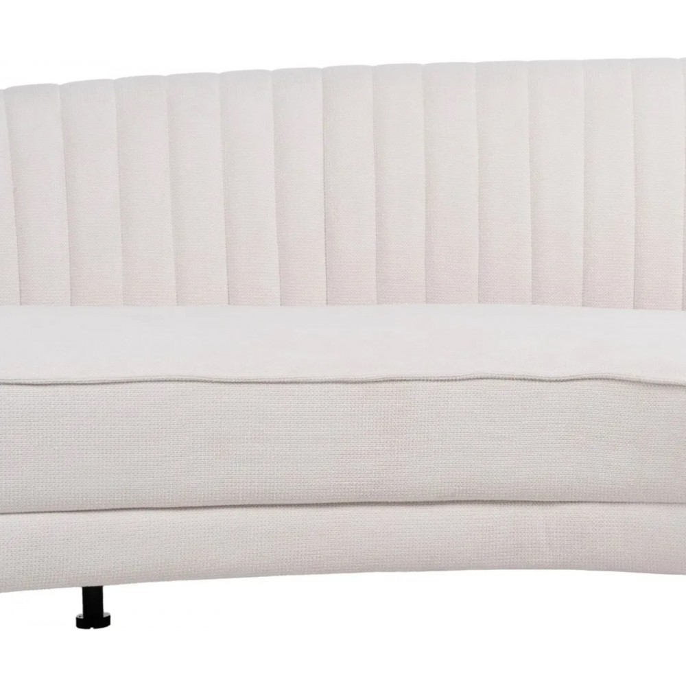 Sofa 3 Place Beige Fabric Golden Feet 247cm IXIA IXIA - 7