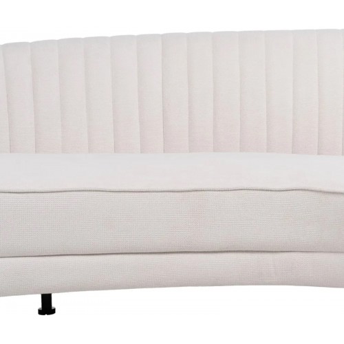 Sofa 3 Place Beige Fabric Golden Feet 247cm IXIA IXIA - 7