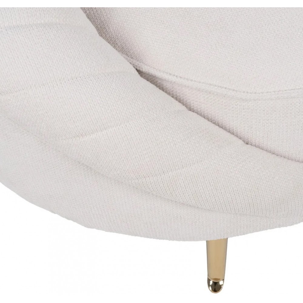 Sofa 3 lugar Beige Tela de Oro Pie 247cm IXIA IXIA - 8