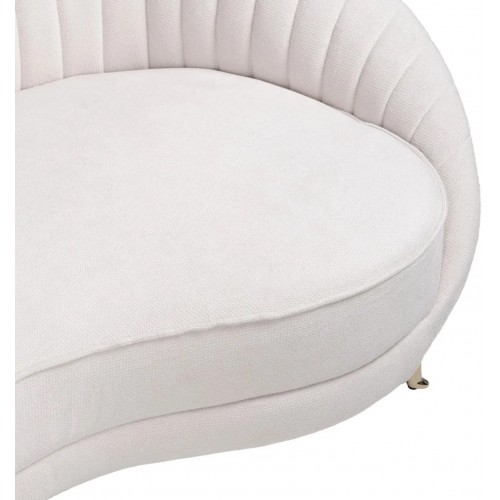 Sofa 3 lugar Beige Tela de Oro Pie 247cm IXIA IXIA - 10