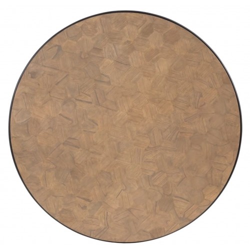Mesa de centro natural redonda Ø120cm Ketan IXIA 9