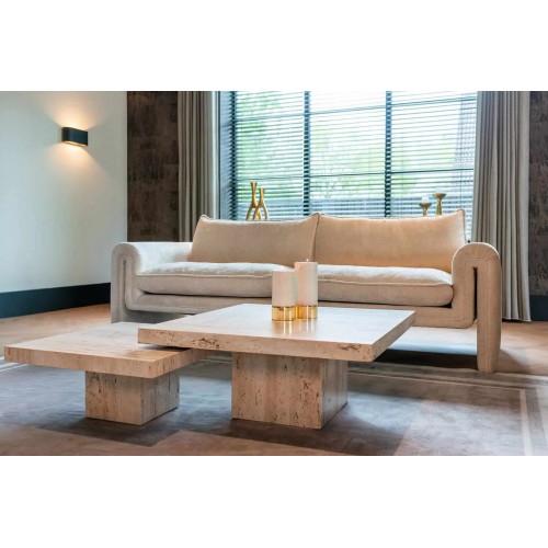 Bass Table Set of 2 in Travertine - THE CANTERA RICHMOND INTERIORS - 1