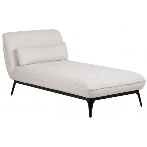 Chaise Longue Moderne Blanc Crème 168cm IXIA IXIA - 1