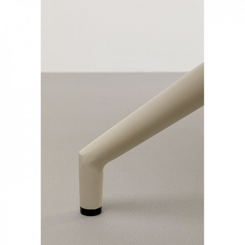 Cadeira giratória Creme branco com braços HILA Kare design - 7