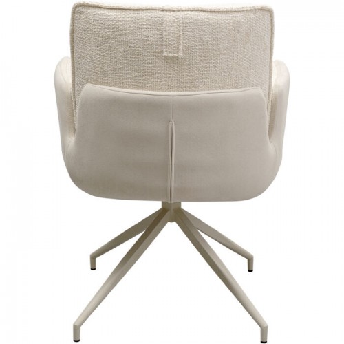 HILLA witte roterende stoel Kare design - 10