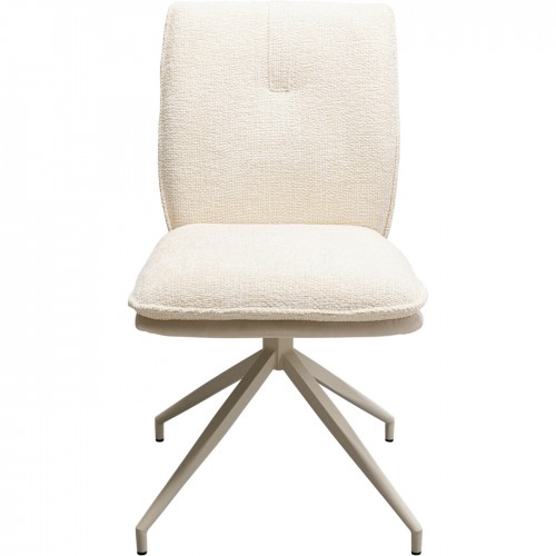 Swivel chair white cream HILLA Kare design - 1