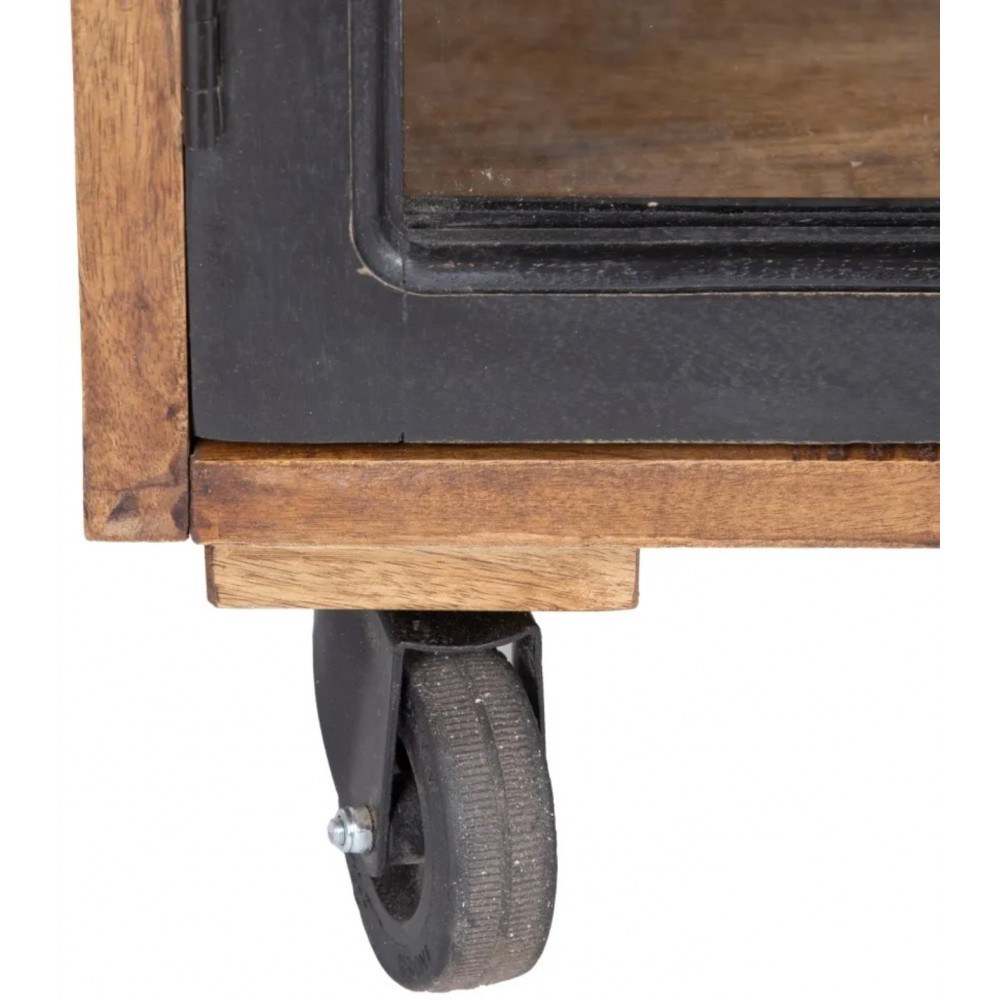 Manguier Holz Sideboard auf Rollen 160cm IXIA IXIA - 5