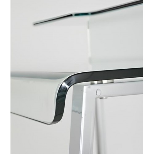 Design in vetro scrivania VISIBILE CLEAR 110cm Kare Design Kare design - 4
