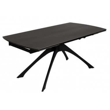 Ausziehbarer Tisch dunkelgrau Keramik Füße Metall 180-260 cm IXIA IXIA - 1