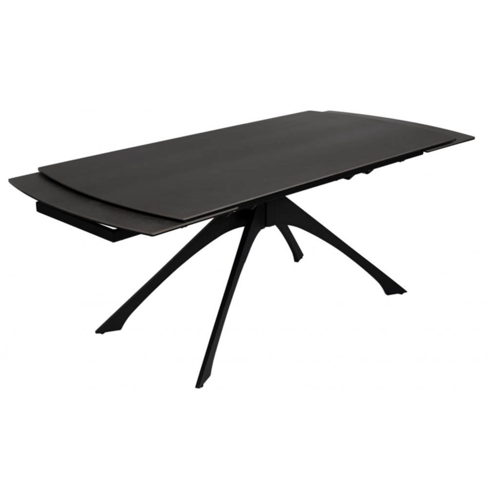 Extendable table dark grey Ceramic feet Metal 180-260 cm IXIA IXIA - 3