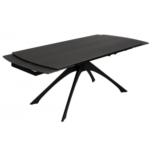 Tabela extensível escura cinza metal cerâmico pés 180-260 cm IXIA IXIA - 3