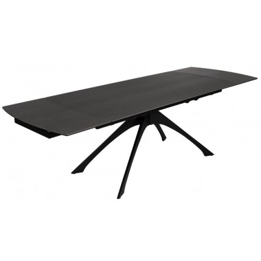 Mesa extensível cinza escuro pés de cerâmica Metal 180-260 cm IXIA IXIA - 5